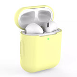 Siliconen Hoesje voor Airpods 1/2 - Geel