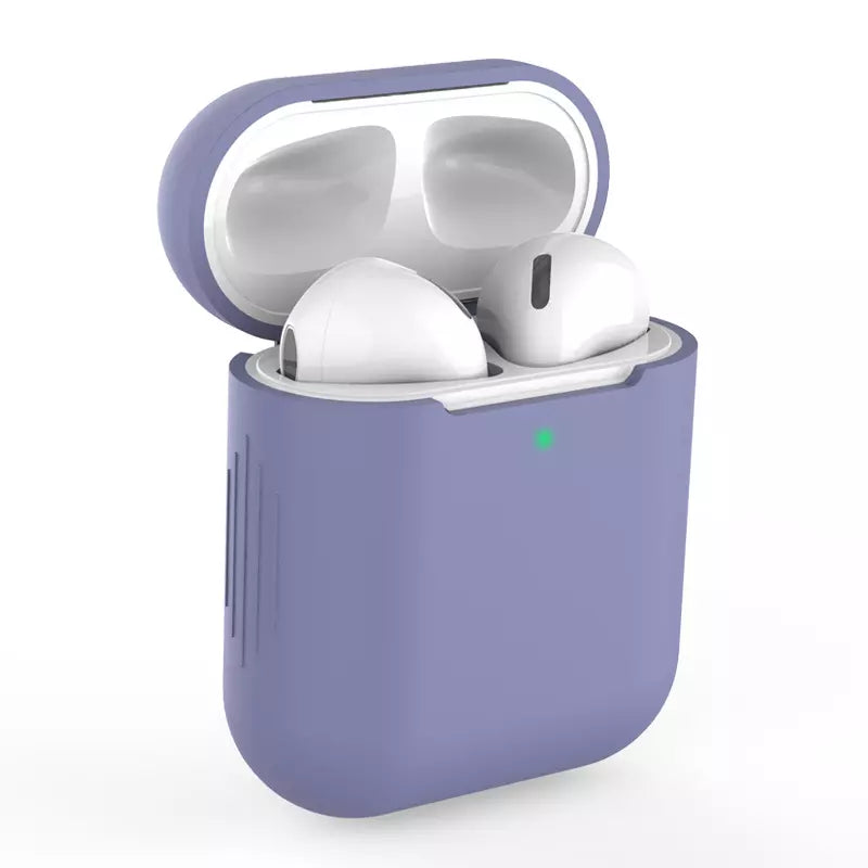 Siliconen Hoesje voor Airpods 1/2 - Lavendel