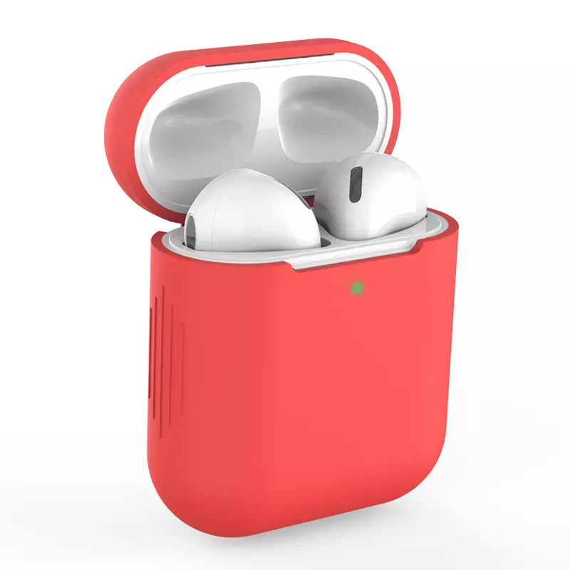 Siliconen Hoesje voor Airpods 1/2 - Rood