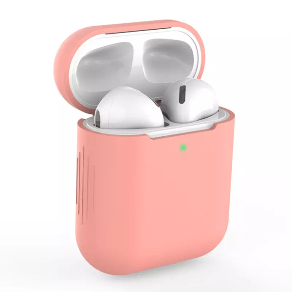 Siliconen Hoesje voor Airpods 1/2 - Zalm