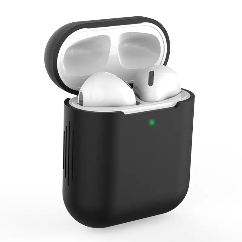 Siliconen Hoesje voor Airpods 1/2 - Zwart