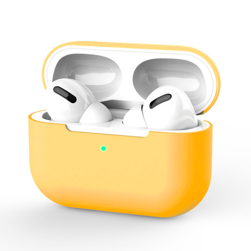 Siliconen Hoesje voor Airpods Pro - Donker Geel