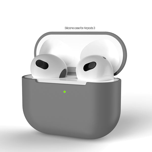 Siliconen Hoesje voor Airpods 3 - Grijs