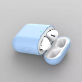 Siliconen Hoesje voor Airpods 1/2 - Baby Blauw