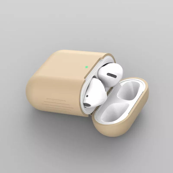 Siliconen Hoesje voor Airpods 1/2 - Caramel