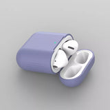 Siliconen Hoesje voor Airpods 1/2 - Lavendel