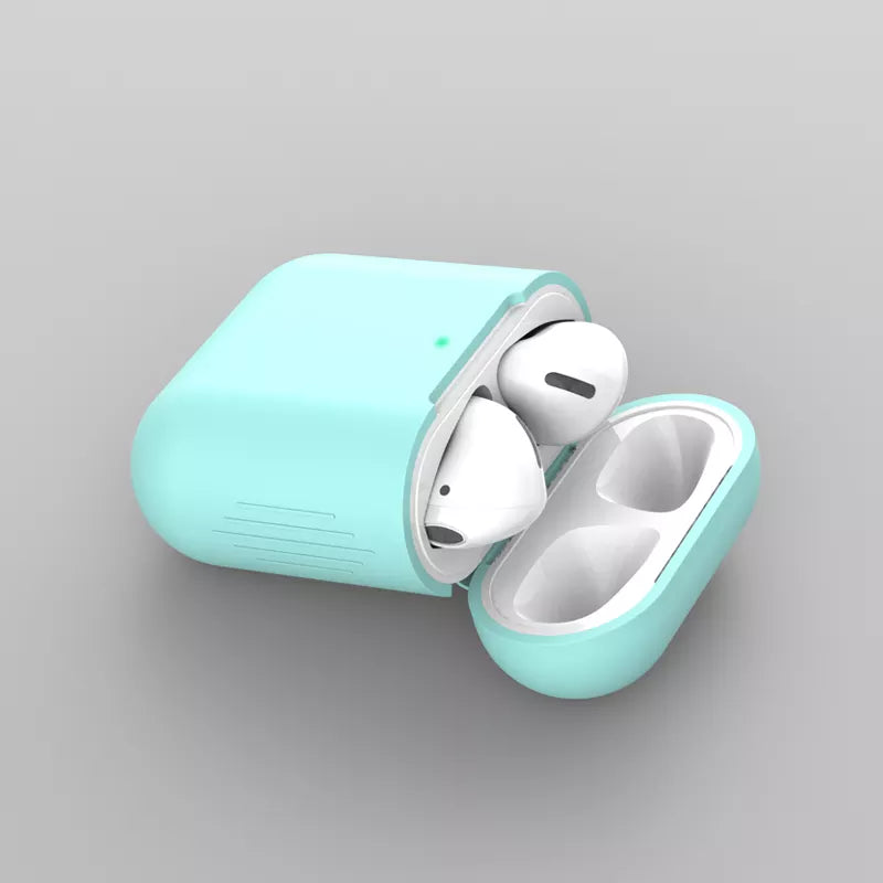 Siliconen Hoesje voor Airpods 1/2 - Licht Blauw