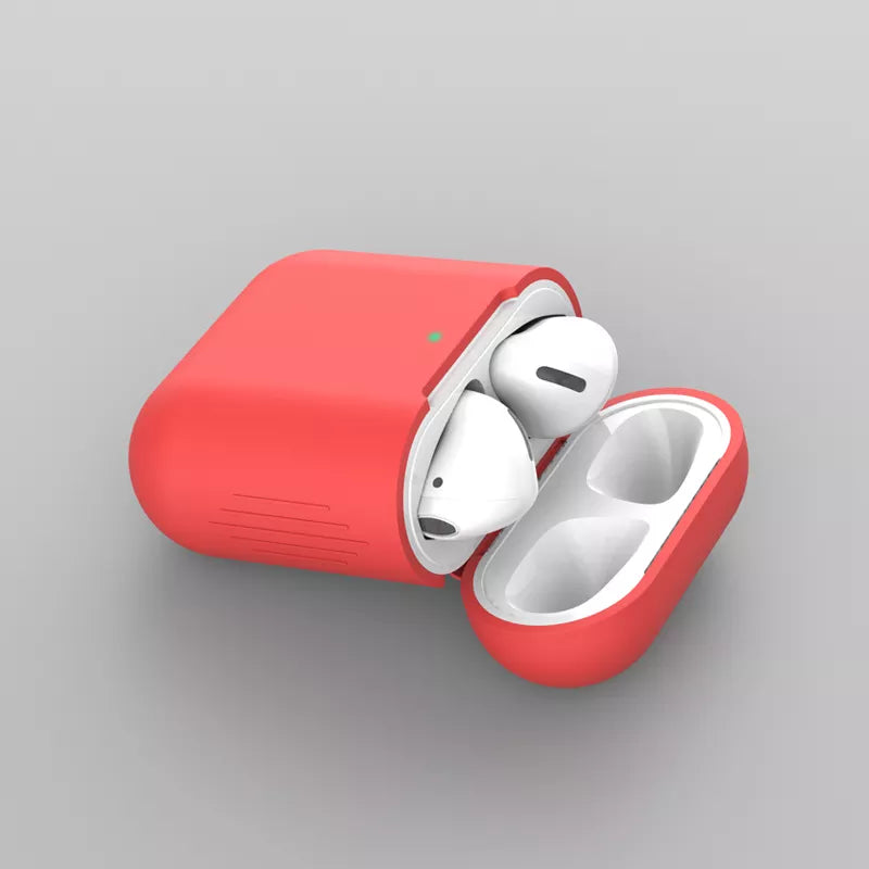 Siliconen Hoesje voor Airpods 1/2 - Rood