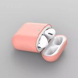 Siliconen Hoesje voor Airpods 1/2 - Zalm