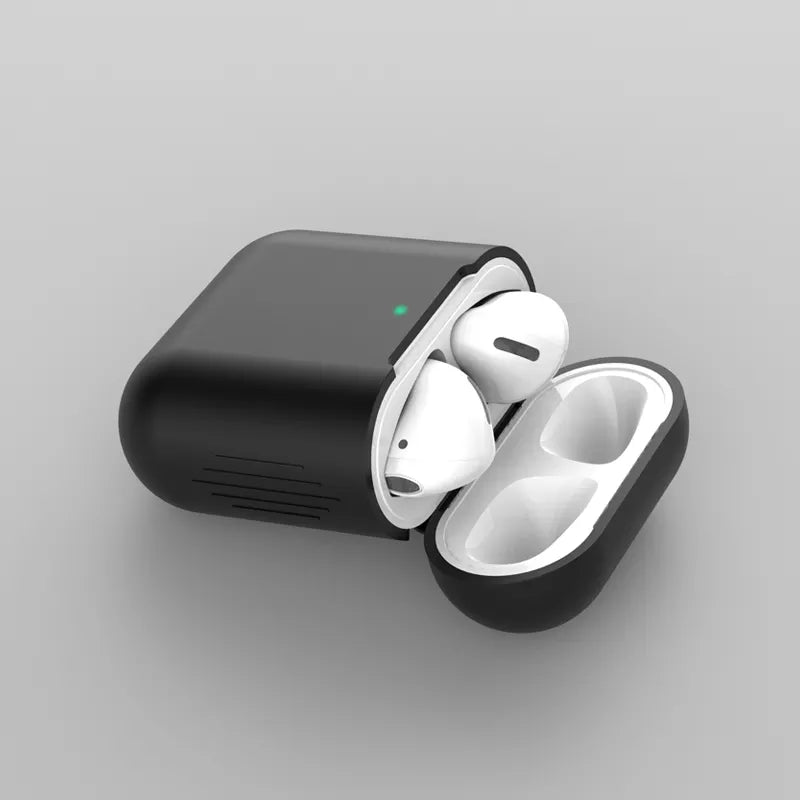 Siliconen Hoesje voor Airpods 1/2 - Zwart