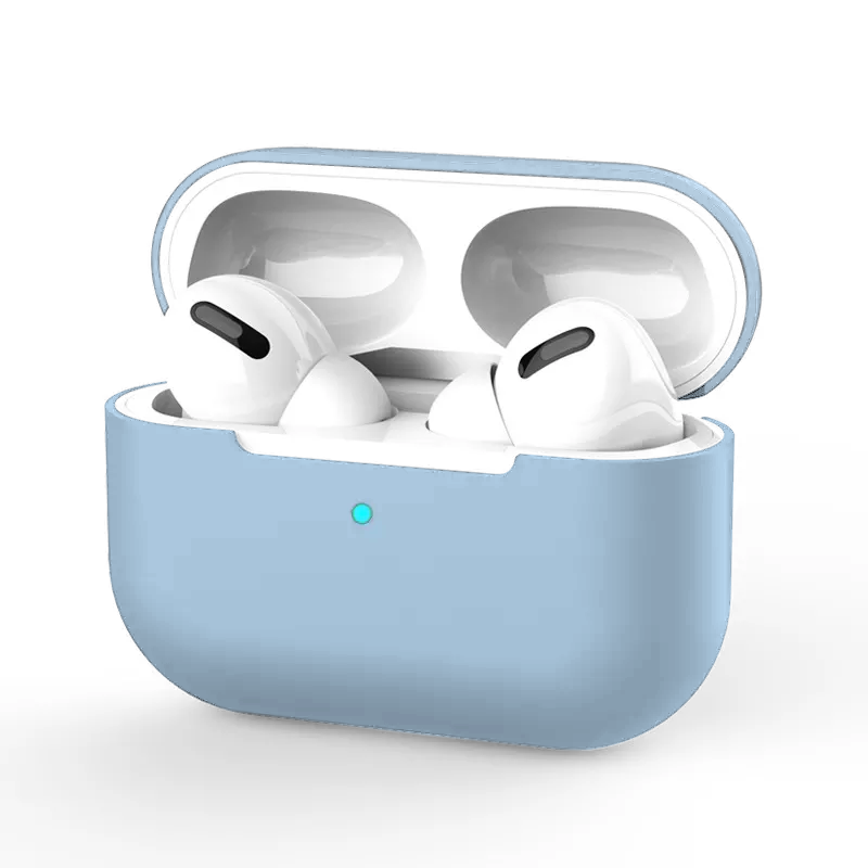 Siliconen Hoesje voor Airpods Pro - Baby Blauw